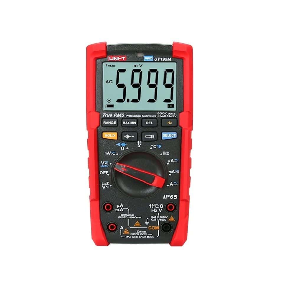 Uni T UT195M Industrial Multimeter Drop Proof True RMS