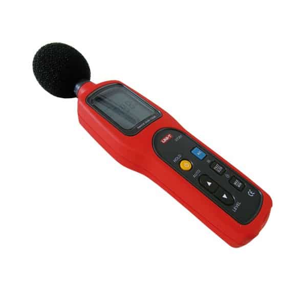 Uni T UT352 Professional Sound Level Meter measuring decibels