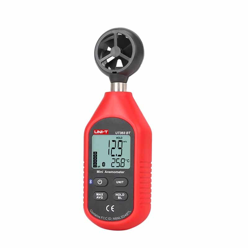 Uni T UT363BT Bluetooth Mini Anemometer