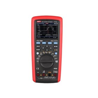 Uni T UT181A True RMS Data Logging Multimeter front view with leads