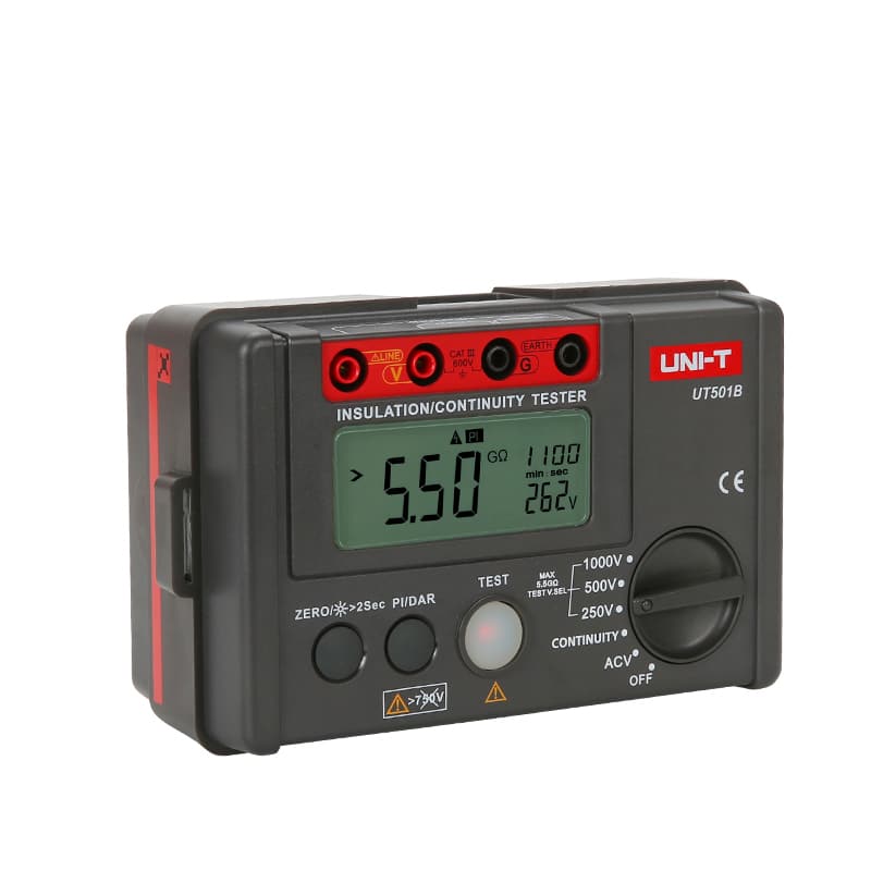 Uni-T UT501B 1000V insulation resistance tester with DAR PI functions