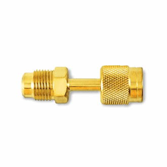 C and D CD2038 valve fitting adaptor three eighths inch SAE male to one fourth inch female SAE swivel