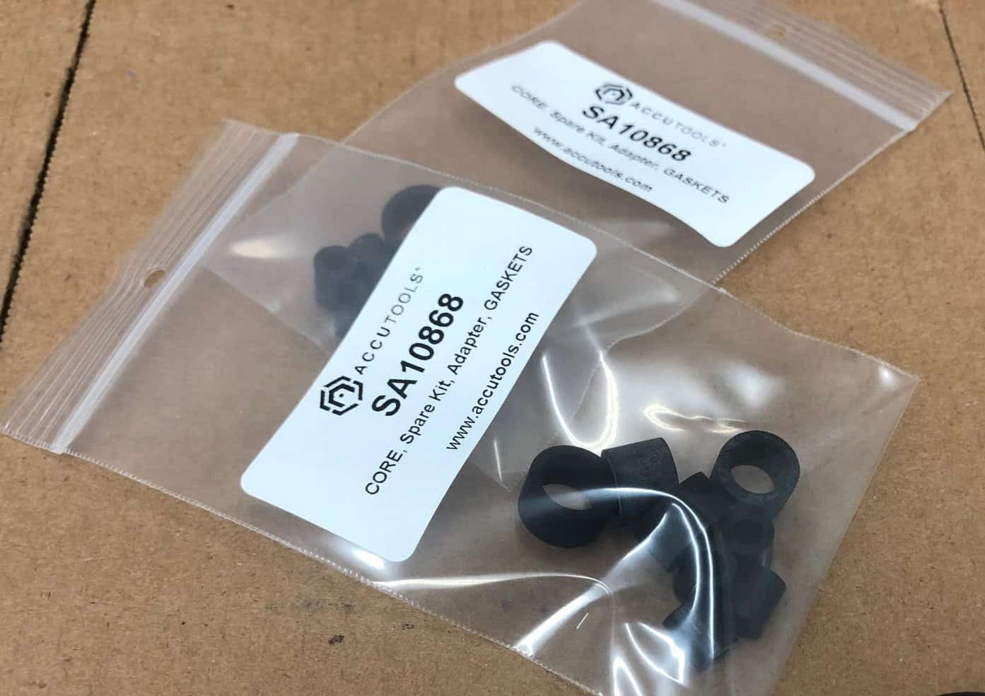 Accutools SA10868 replacement gasket set Legacy TruBlu adapters HVAC vacuum tool seal