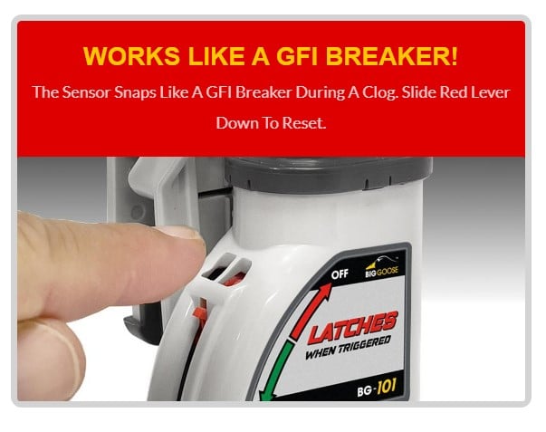 DiversiTech BG101 Secondary Drain Pan Condensate Sensor water overflow switch HVAC safety