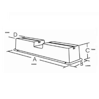 bradley plastic aircon feet 450mm