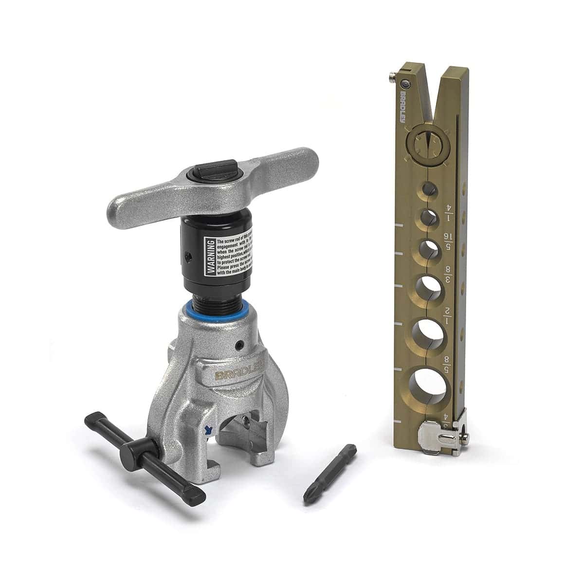 Bradley RF100 45 degree Eccentric Flaring Tool drill compatible HVAC refrigeration copper tube