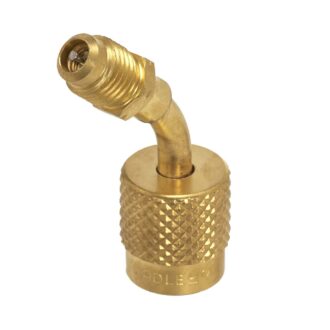 Bradley BRAAD5614 Brass Adapter 5/16 F Flare to 1/4 Male Flare HVAC refrigeration fitting