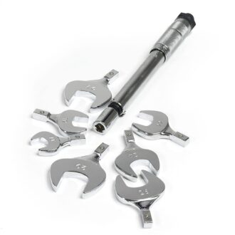 BRADLEY TW8 Metric Torque Wrench Set 8 piece HVAC R410A tool 10 75Nm adjustable heads 17mm to 29mm