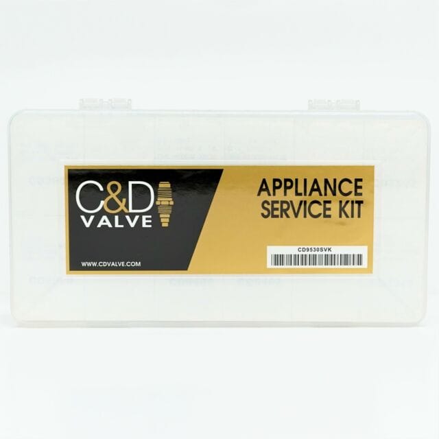 CD CD9530SVK HVAC Appliance Service Kit with various access valves fittings and tools