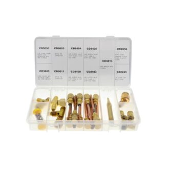 CD Valve CD9510SVK Access Fitting Service Kit with valve cores depressors and tools for HVAC repair