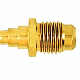CD CD3619 Quarter Inch Flare Brass Access Body HVAC service valve