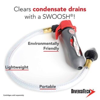 DiversiTech GG1 Drain Gun for clearing HVAC condensate lines with CO2 cartridge