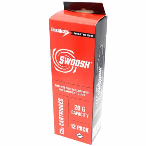 DiversiTech SGC12 SWOOSH Drain Gun Cartridge 20 gram CO2 pack of 12