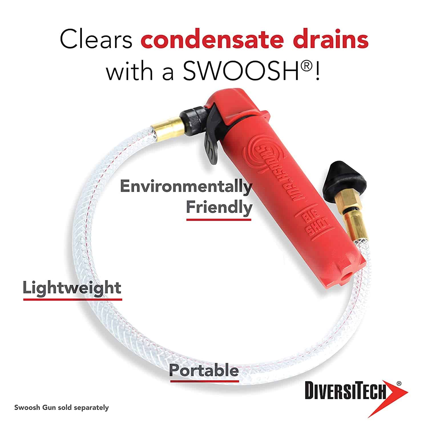 DiversiTech SGC12 SWOOSH Drain Gun Cartridge 20 gram CO2 pack of 12