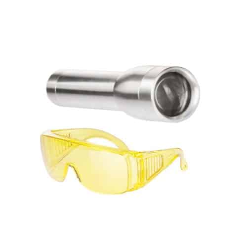 Errecom ERRK1294 Adjustable Focus Torch UV light goggles HVACR leak detection tool