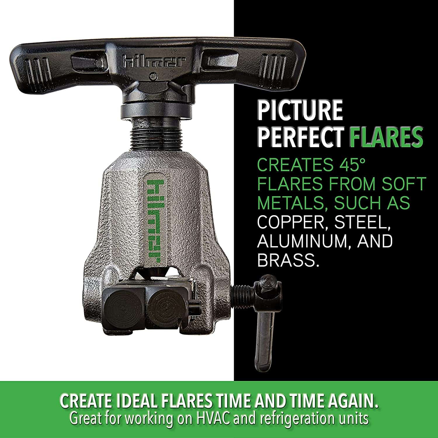 Hilmor 1838952 Orbital Flare tool 316 to 34 inch HVAC copper aluminum steel brass