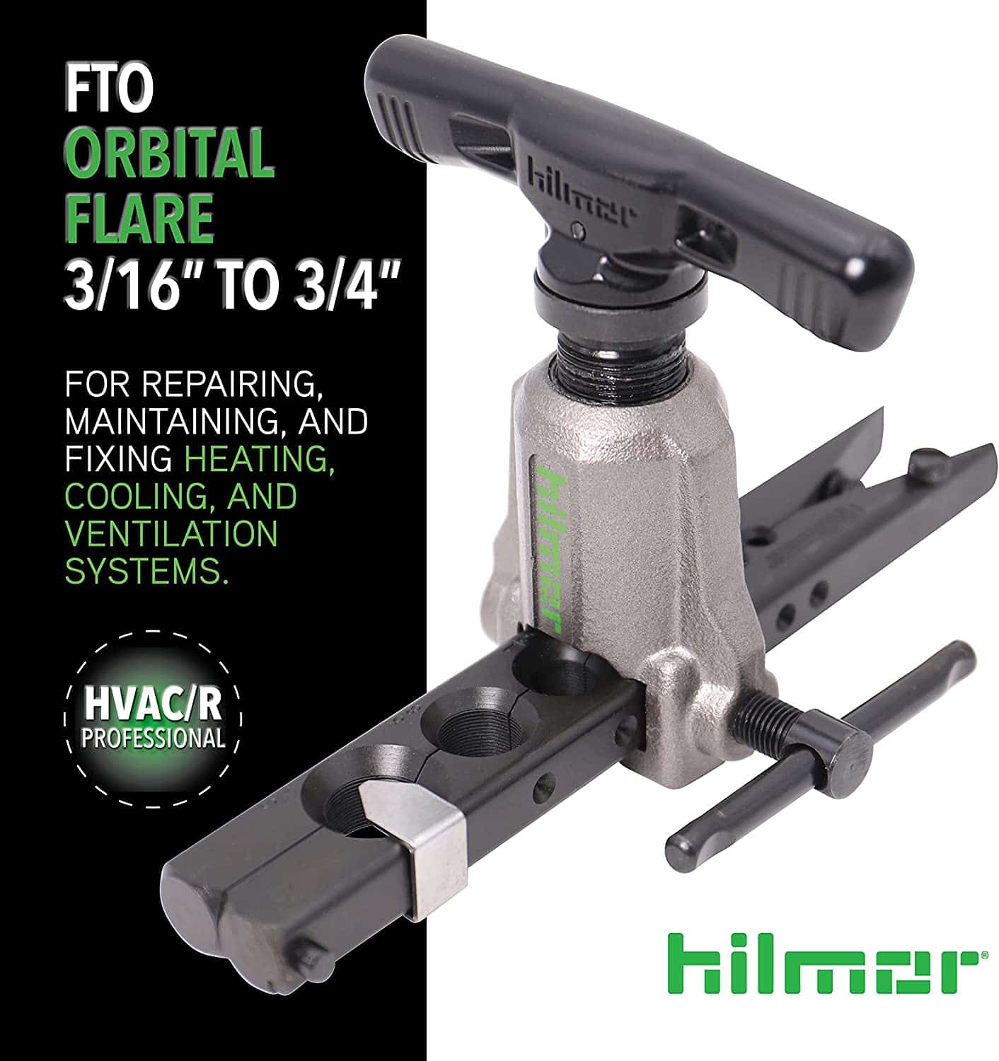 Hilmor 1838952 Orbital Flare tool 316 to 34 inch HVAC copper aluminum steel brass