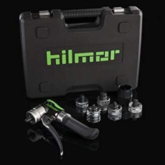 Hilmor 1839015 Compact Swage Tool Kit with Deburrer for copper aluminum brass tubing