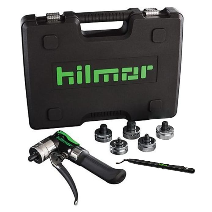 Hilmor 1839015 Compact Swage Tool Kit with Deburrer for copper aluminum brass tubing