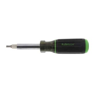 Hilmor 1839053 nine in one multi tool screwdriver with valve core remover HVAC technician tool