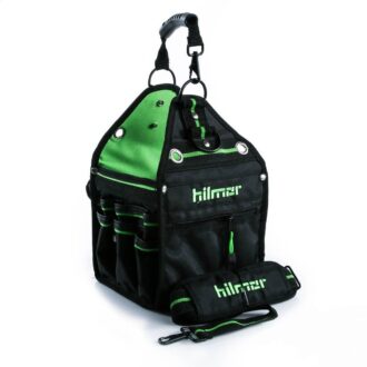 Hilmor 1839078 HT HVAC R Tote tool bag technician carrying case storage green and black
