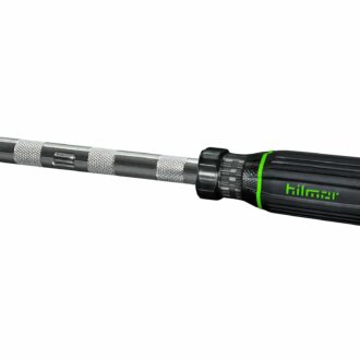 Hilmor 9 in 1 MultiTool Screwdriver 1937819 for HVAC service with valve core remover and hex bits