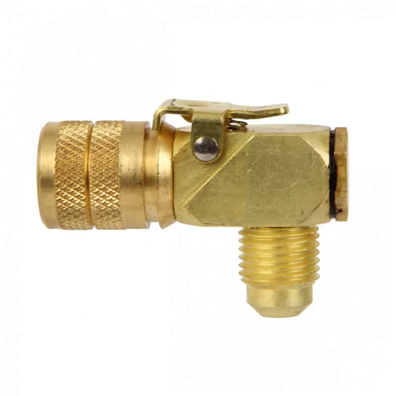 Imperial 17C Kwik Coupler Elbow 1/4 Inch brass 90 degree HVAC refrigerant adapter