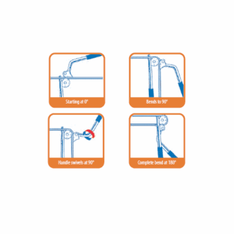 Imperial 364FHA Lever Bender Range copper tube bender HVAC plumbing tool