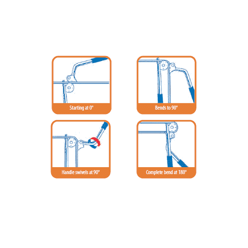 Imperial 364FHA Lever Bender Range copper tube bender HVAC plumbing tool