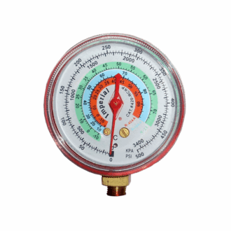 Imperial 420RCKP Dial Gauge 68mm R134a R22 R404a red high side pressure gauge HVAC tool