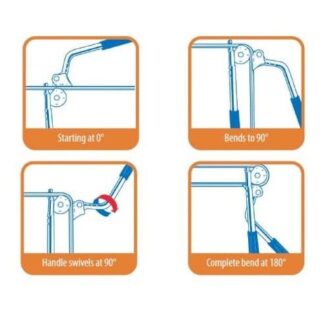 imperial 364fhb swivel handle lever benders