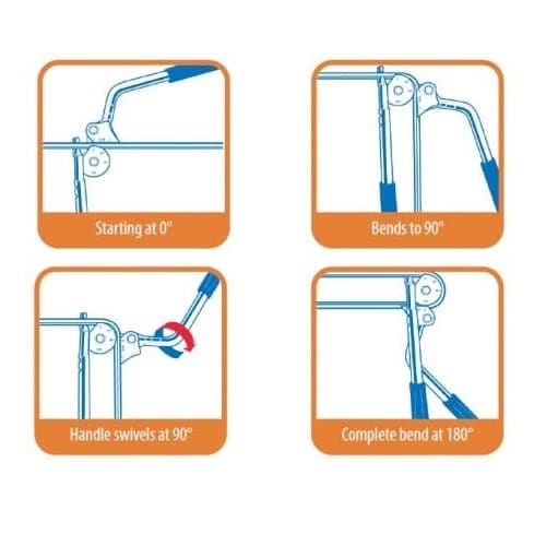 imperial 364fhb swivel handle lever benders