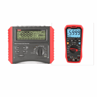 multifunction rcd tester & true rms multimeter combo