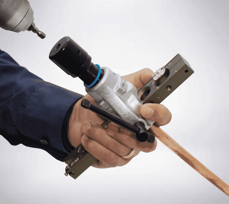 Bradley RF100 45 degree Eccentric Flaring Tool drill compatible HVAC refrigeration copper tube