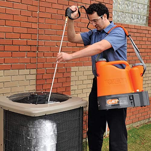 SpeedClean CoilJet CJ125 portable HVAC coil cleaner system for condenser and evaporator units