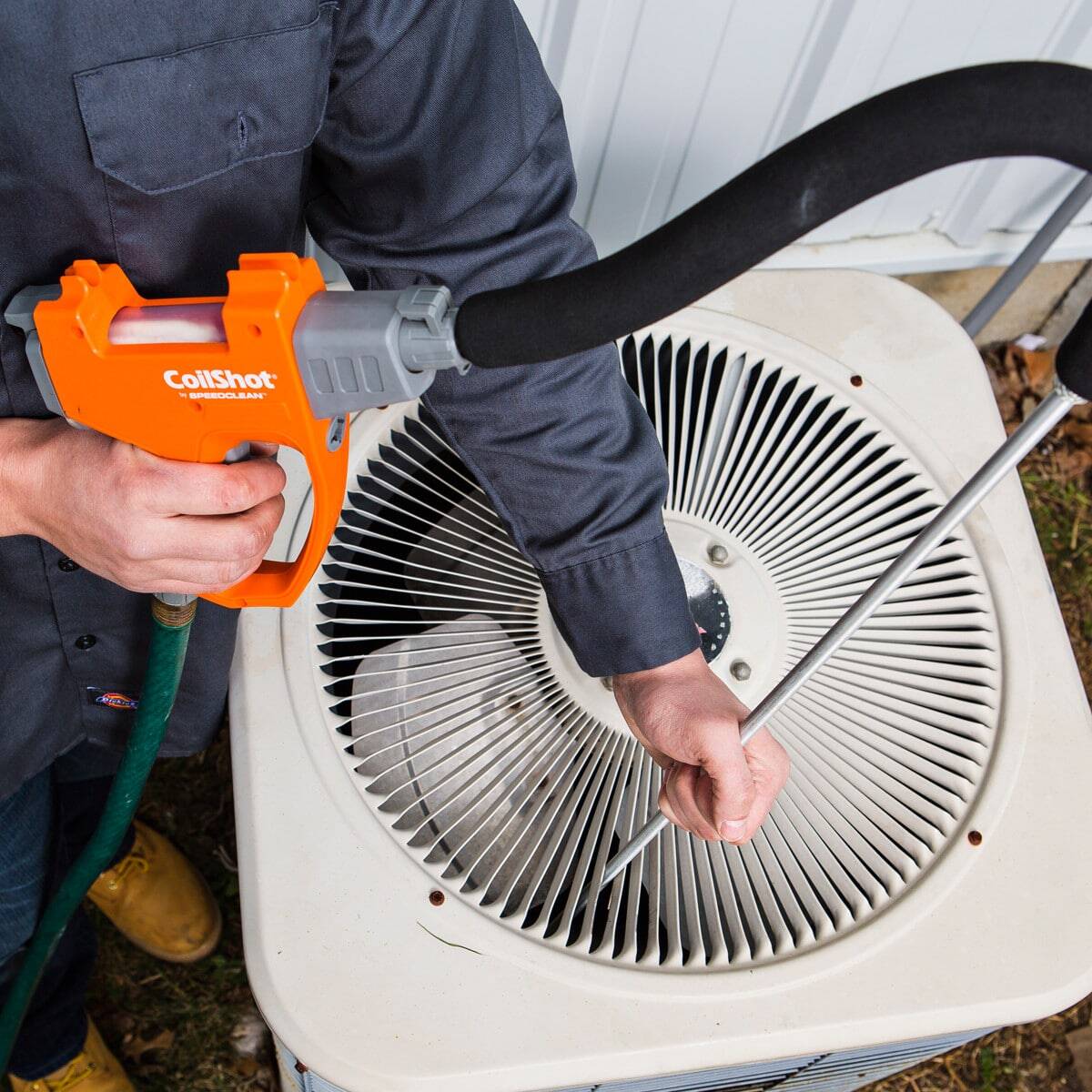 SpeedClean CoilShot SC CS 100 condenser coil cleaner tool tablet system HVAC