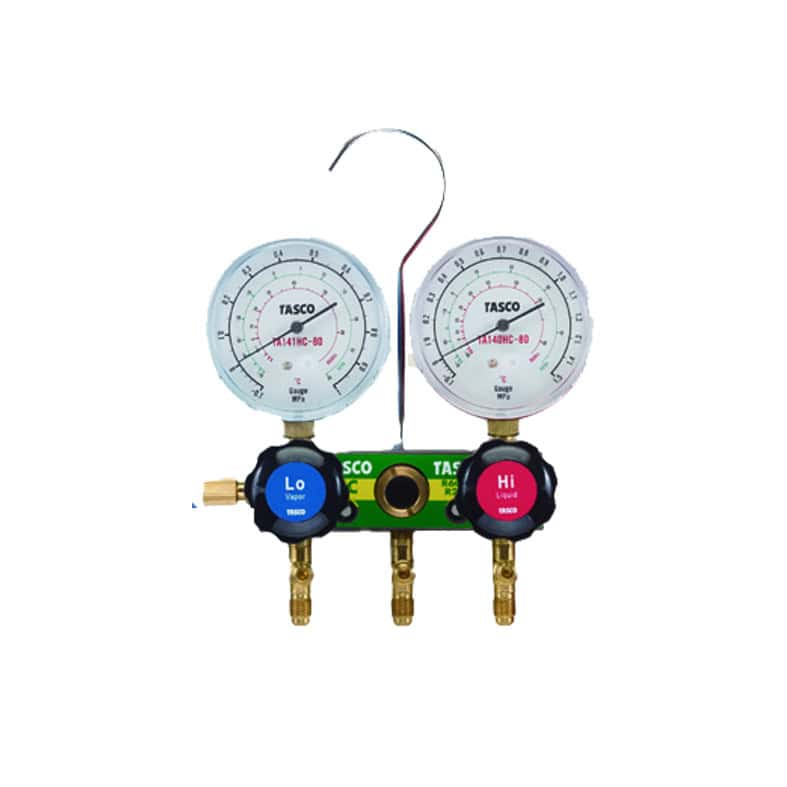 tasco ta127 r600a / r290 refrigerant gauge manifold kits