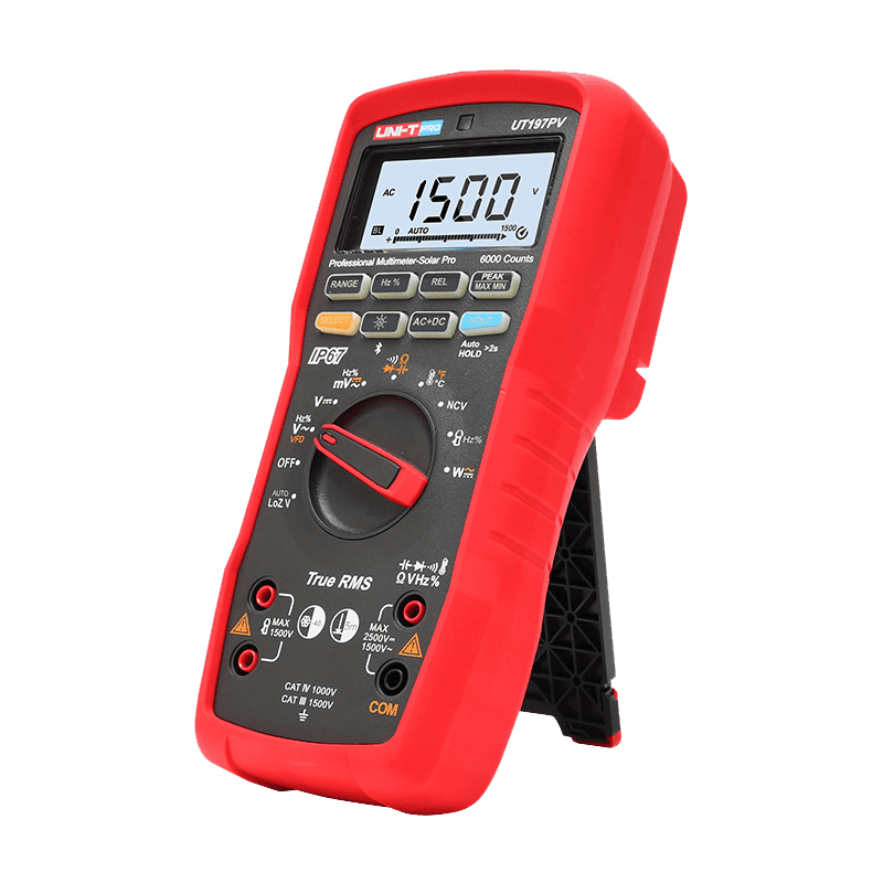 uni t ut197pv professional multimeter solar pro