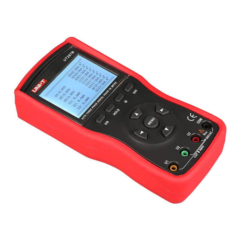 uni t ut267b intelligent 3 phase voltammeter