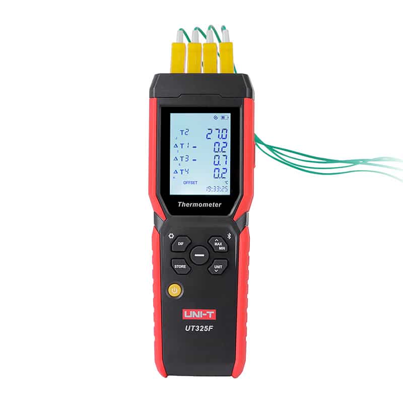 uni t ut325f 4 channel thermometer