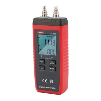 UNT UT366A Digital Manometer measures air pressure and differential pressure