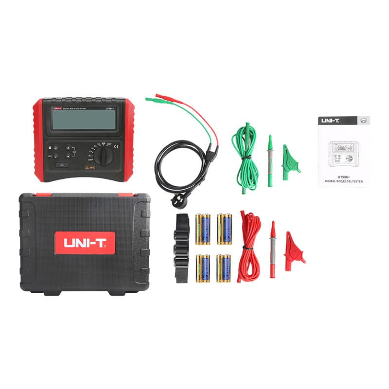 uni t ut586+ digital rcd tester