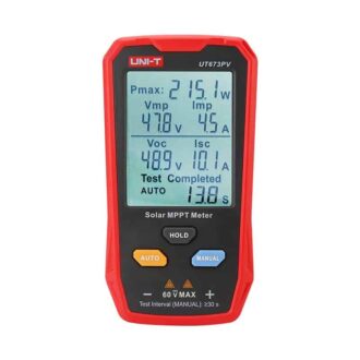 UniT UT673PV Solar MPPT Meter Maximum Power Point testing photovoltaic panel tool
