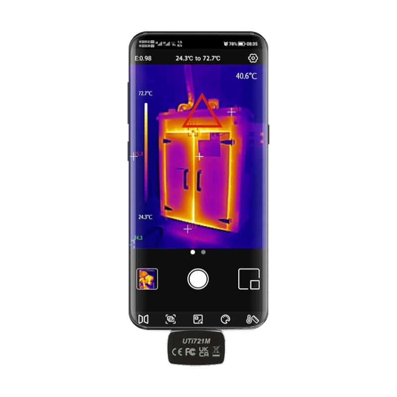 uti721m smartphone thermal camera module for android
