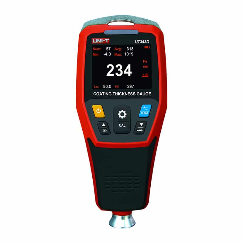UniT UT343D Coating Thickness Gauge digital paint film tester Fe NFe automotive quality contro
