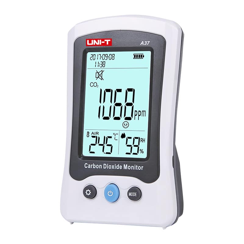 UniT UTA37 CO2 Meter digital display carbon dioxide temperature humidity monitor air quality tester