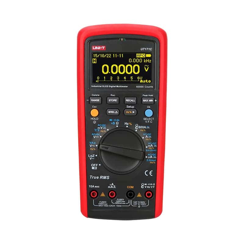 UniT UT171C Industrial True RMS Digital Multimeter electrical testing voltage current frequency