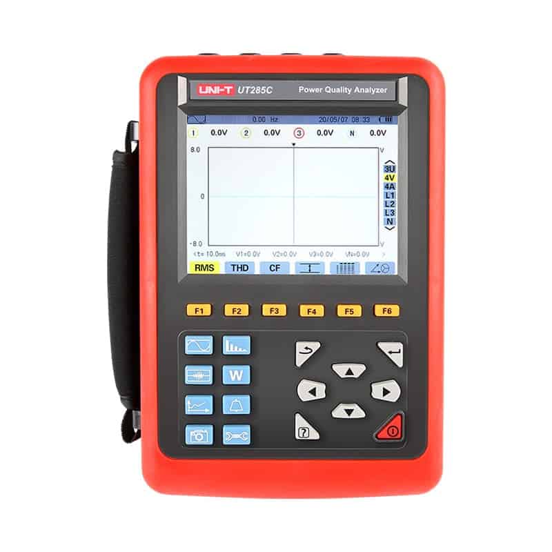 UniT UT285C Three Phase Power Quality Analyzer electrical measurement voltage current harmonics