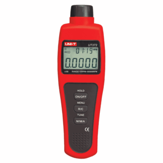 Uni-T UT372 non-contact tachometer measuring rotational speed