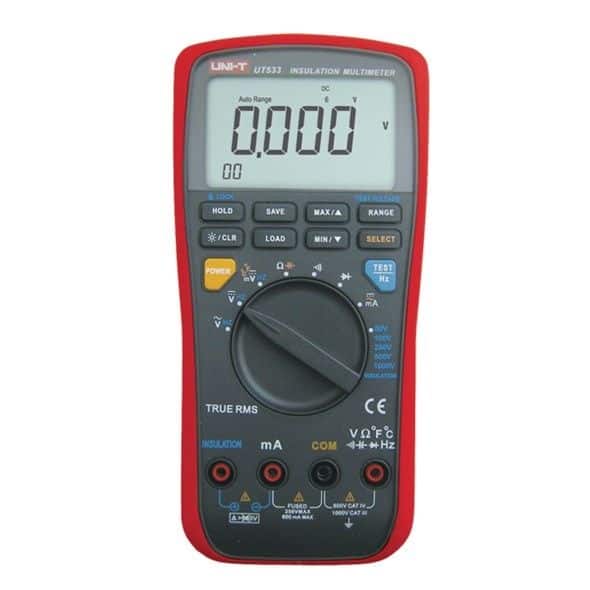 UniT UT533 Insulation Resistance Multimeter DMM digital measuring instrument electric test